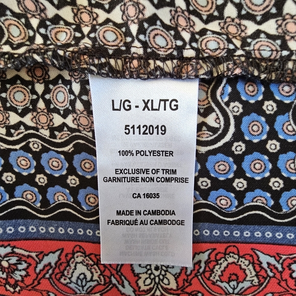 Bohemian printed kimono cardigan - Picture 7 of 8